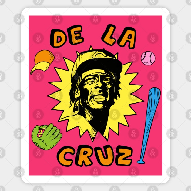 De La Cruz Sticker by darklordpug